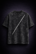 The "Nothing Happened" Acid-Wash Streetwear Tee