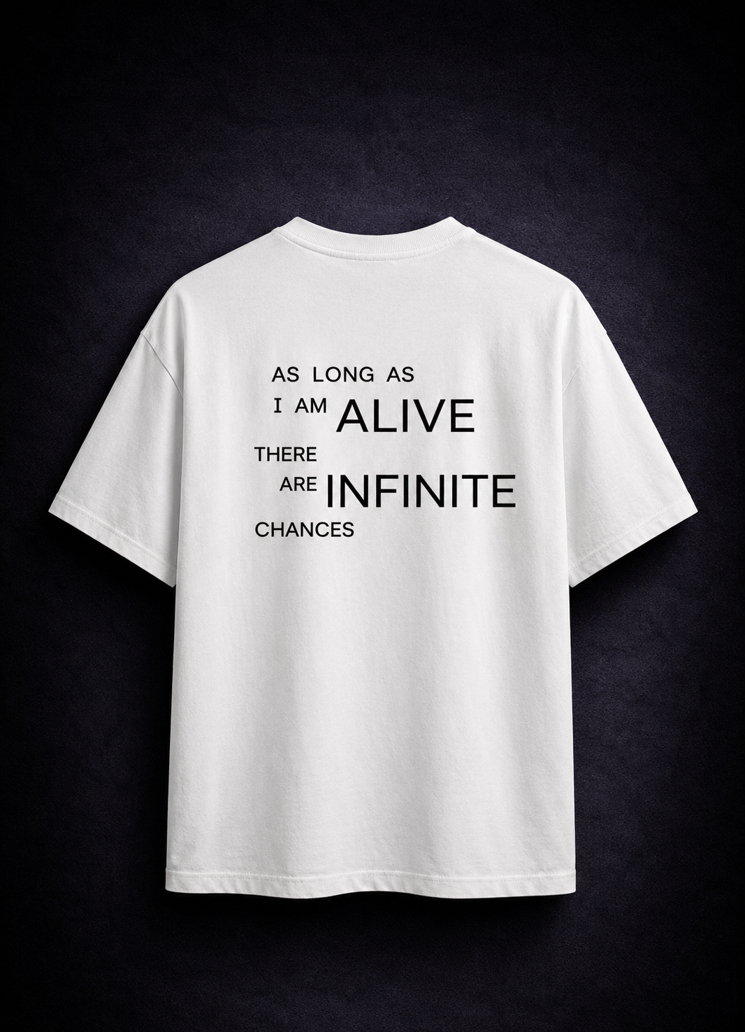 The "Infinite Chances" Heavyweight Streetwear Tee