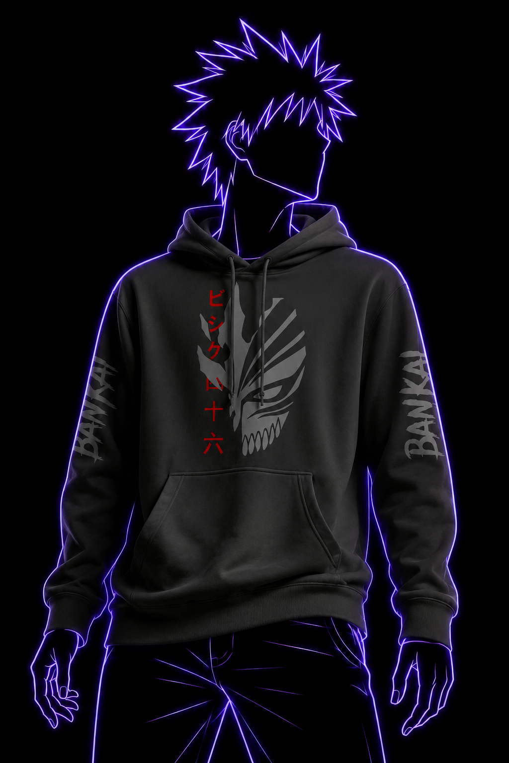 The "Bankai Hollow" Heavyweight Streetwear Hoodie