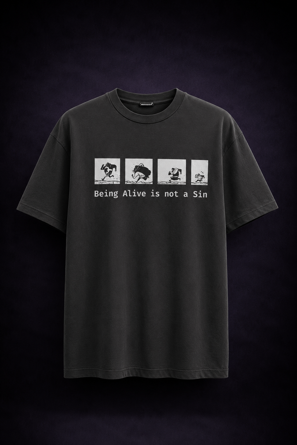 The "Not a Sin" Vintage Heavyweight Streetwear Tee