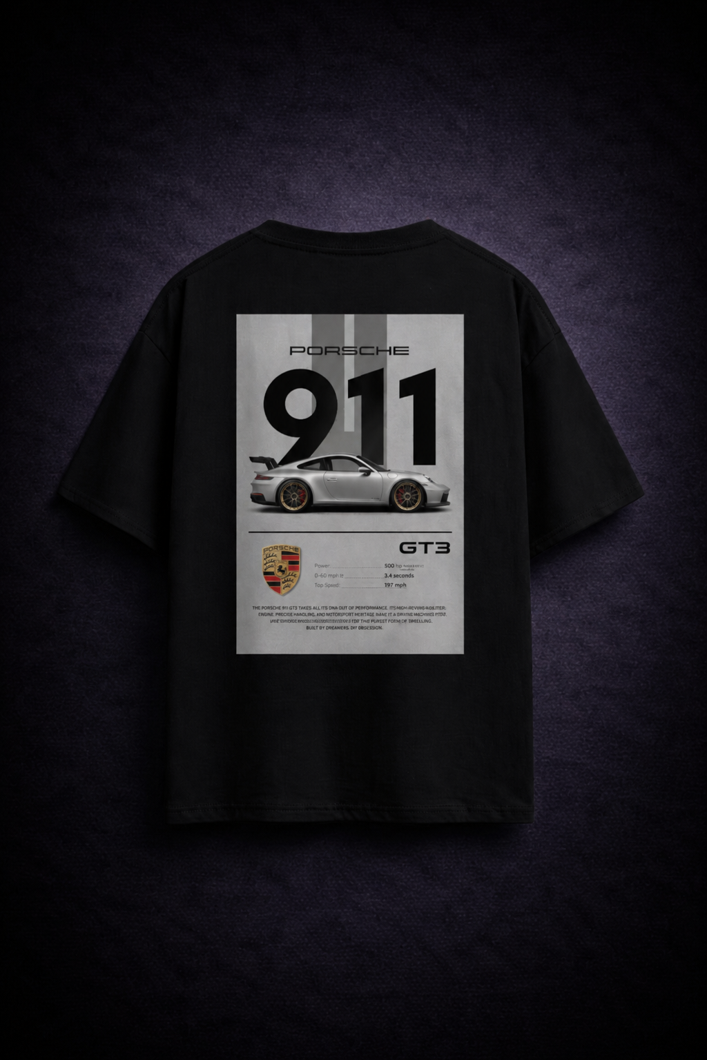 The "GT3 Motorsport" Heavyweight Streetwear Tee