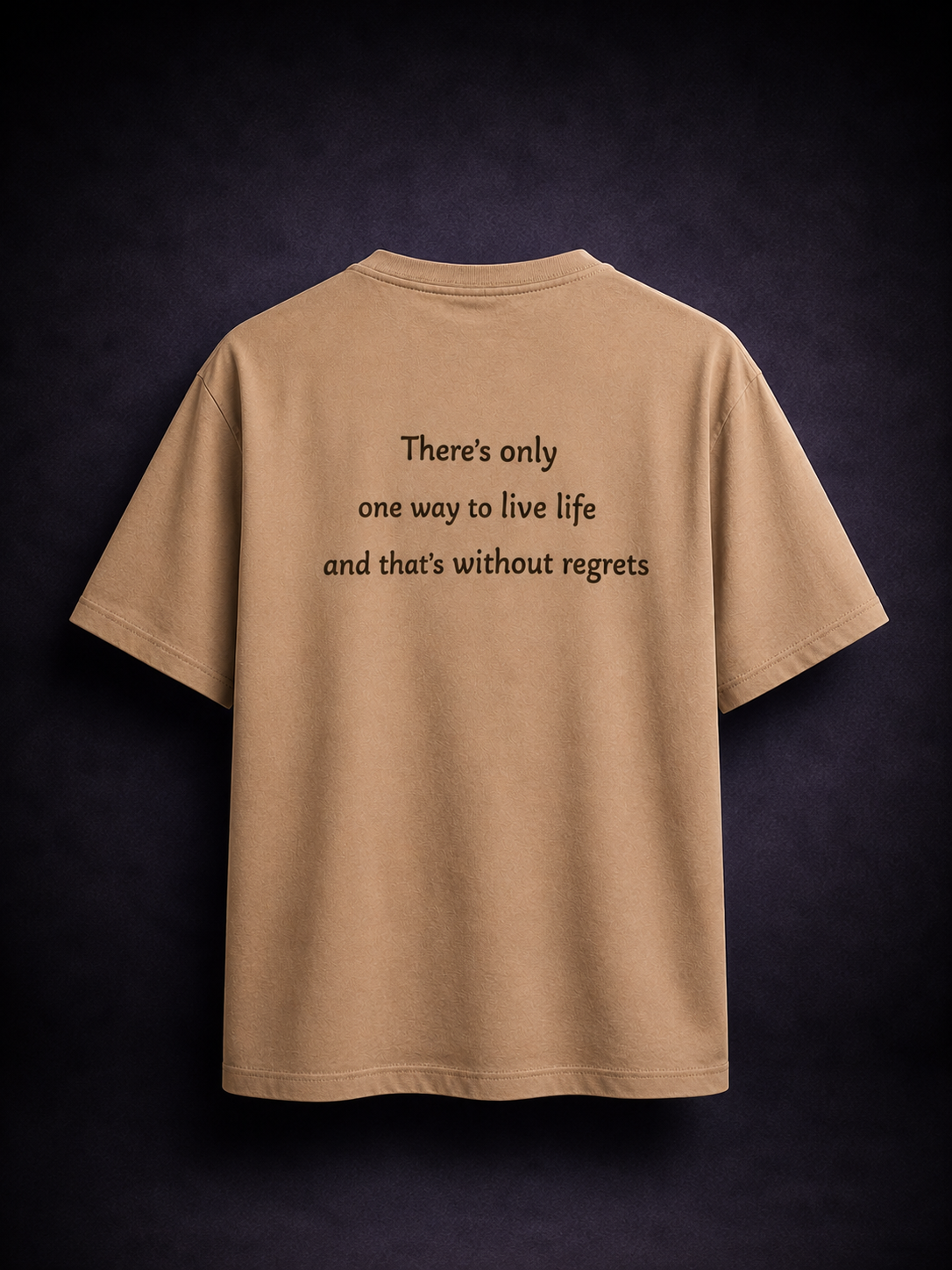 The "No Regrets" Heavyweight Streetwear Tee