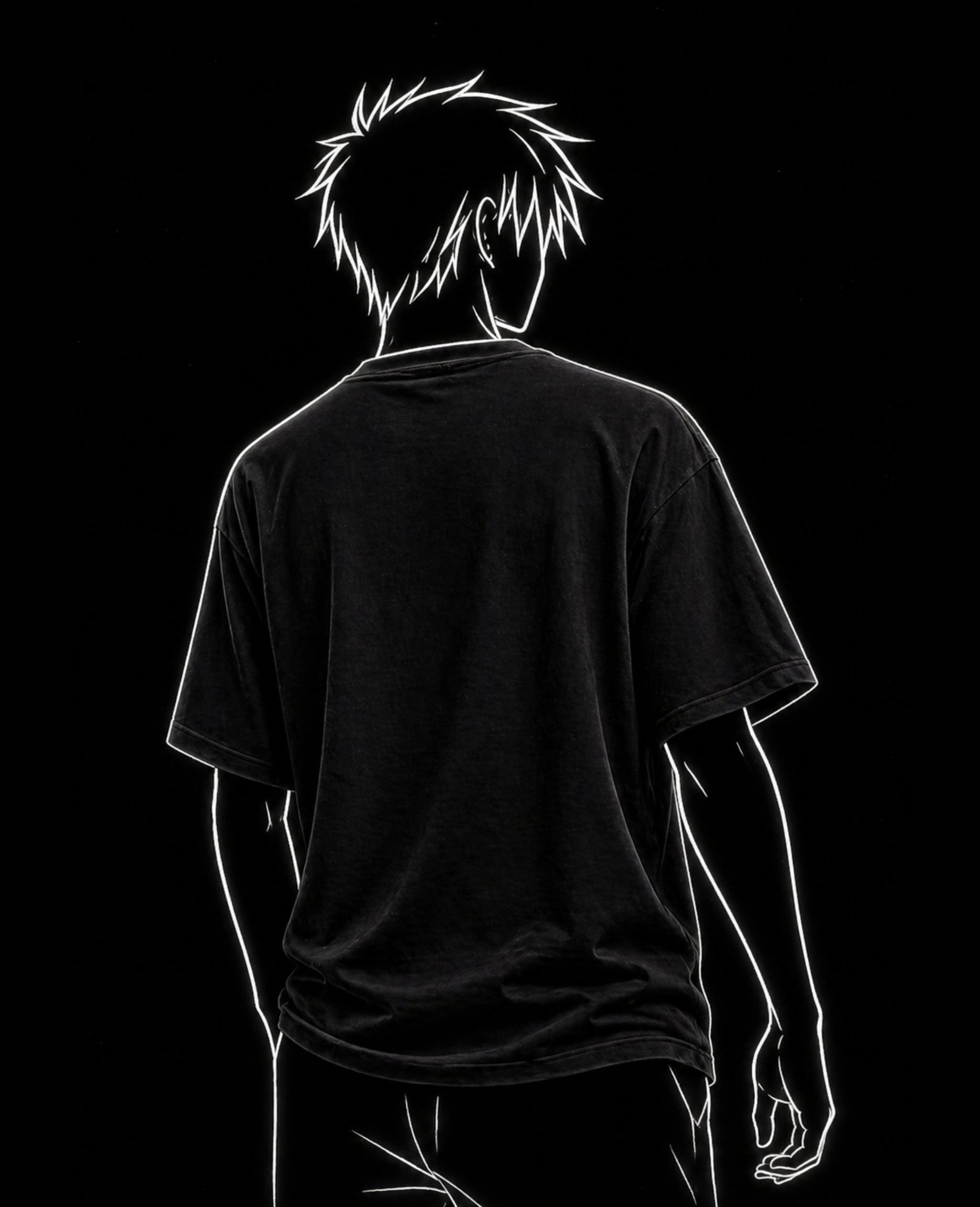 The "Dark Cat" Heavyweight Streetwear Tee