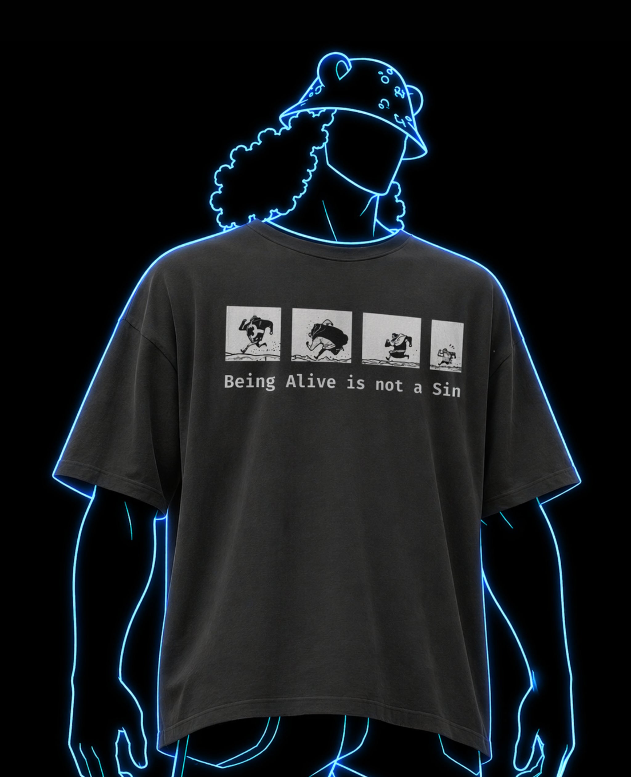 The "Not a Sin" Vintage Heavyweight Streetwear Tee