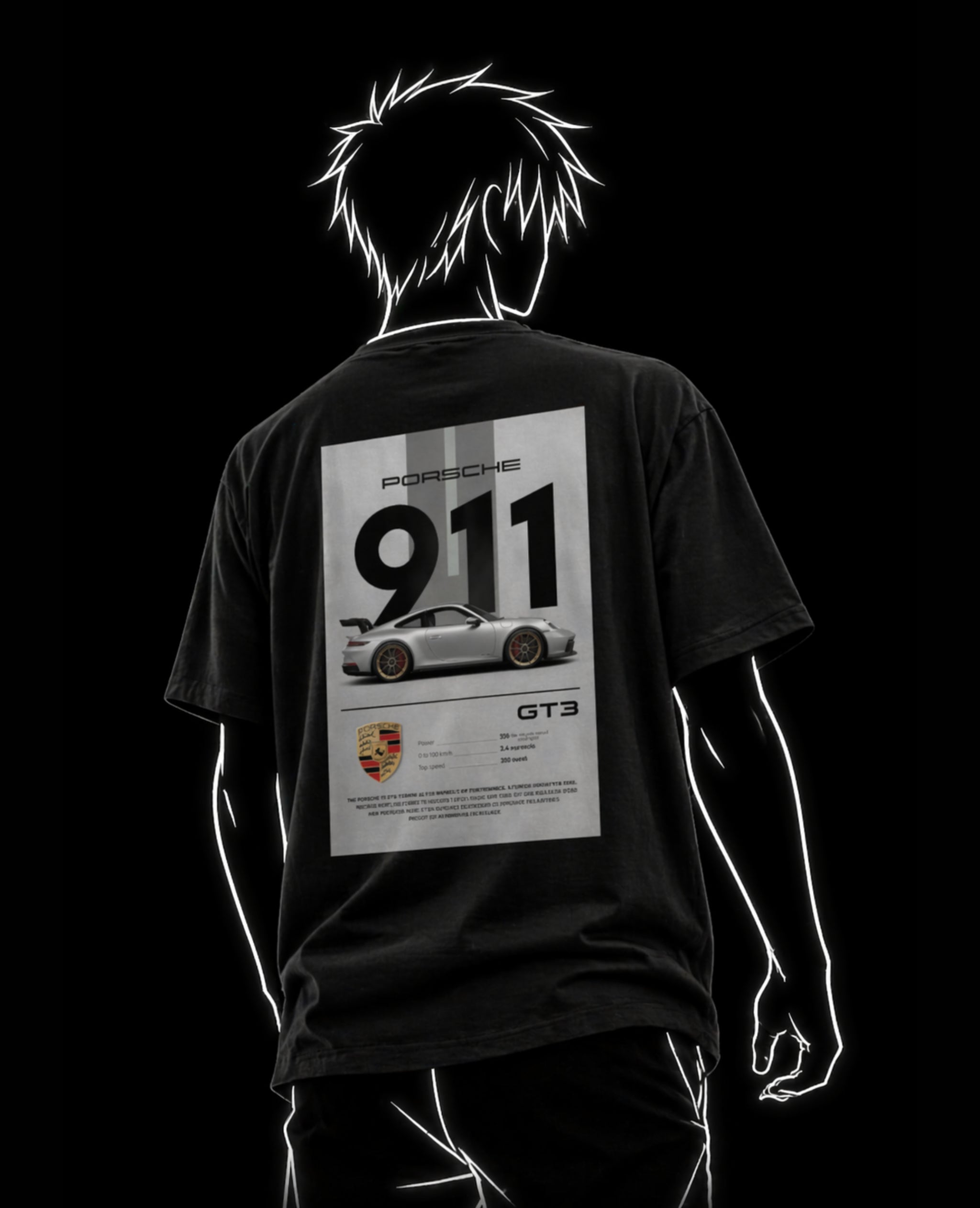 The "GT3 Motorsport" Heavyweight Streetwear Tee
